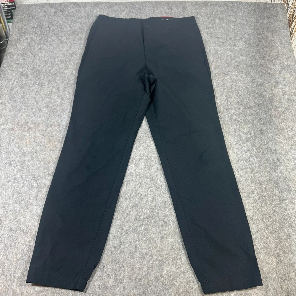 Banana Republic Mens Motion Tech Hybrid Pant Black Size 34 Tapered Performance